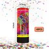 Fiesta color nuevo punto tubo de spray de mano fuegos artificiales de boda mini micrófono de giro manual pequeña traca al por mayor