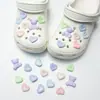 Acessórios de decoração de sapatos DIY para Crocs, fivelas decorativas fofas de pelúcia 3D de desenhos animados, leão e gato do zoológico para a superfície do sapato