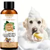 Shampoo Cinco em Um para Gatos e Cães de Fronteira, Líquido para Banho com Fragrância Duradoura, Shampoo e Líquido para Banho em Estoque