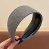 Grampo de cabelo largo estiloso da moda de alta qualidade, tiara, feminino 2026 novo, topo de caveira cinza, tiara versátil, adereço de cabeça