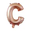 Globo de aluminio de cuerpo delgado de 16 pulgadas, letras pequeñas en inglés A-Z, para venta al por mayor transfronteriza, decoración de cumpleaños, boda, sala de bodas