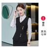 Uniforme de azafata de moda, ropa de trabajo para recepción de hotel, chaleco profesional, ropa de trabajo para capataz de servicio al cliente de restaurante femenino