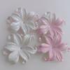 Nuevo Mabei Phantom Color Gradient Fine Glow Luminoso Iris Flor Pétalo DIY Colgante Adornos Collar Accesorios