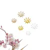 Aleación Electroforesis Alta Retención de Color Cabeza Redonda Bandeja de Flor Pulsera DIY Pulsera Estilo Chino Cortina de Cuentas Bandeja de Flor Grande Tapa de Flor Accesorios Joyería