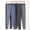 Leggings Térmicas Elásticas Sem Costura Masculinas, Tamanho Grande Ajuste Slim Calças Camada Base para Outono e Inverno, Calças Térmicas Masculinas Peça Única Cintura Média