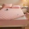 2026 Novo Modelo Classe A Seis Lados Amigo da Pele Escovado Cobertura Total Acolchoado Lençol de Cama [Versão com Zíper Destacável]