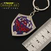 Leyenda de Zelda Lágrimas del Reino de Hyrule mini linkhelia escudo llavero colgante de juguete de metal