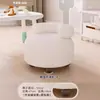 Taburete pequeño para el hogar estilo crema taburete de sofá para sala de estar bolsa suave taburete bajo taburete para cambiarse los zapatos silla de ocio respaldo silla pequeña