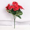 Flor de seda de simulação flor de seda buquê transfronteiriço amor-perfeito de cinco pétalas layout de cena de casamento caixa de flores interna e externa arranjo de flores decoração