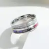 Anel Masculino de Aço Inoxidável Temu Xiyin Estilo Punk Personalizado Criativo Assimétrico Exclusivo para Venda Transfronteiriça