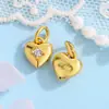 Prata Pura 999 Joias Acessórios DIY Peças Banhadas a Ouro Pingentes de Coração Charms Fio para Pulseira Charms Atacado