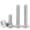 Tornillo de Acero Inoxidable 304 con Cabeza de Paraguas Grande y Hexágono Interior Tornillo de Acero Inoxidable con Cabeza Plana Grande y Hexágono Interior Tornillo para Muebles Tornillo de Cabeza de Champiñón