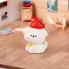 Miniatura de Cachorro de Fresa Figura Muñeca Linda Accesorios de Decoración para Casa de Muñecas Tablero de Coche Adornos Pequeños Figura Linda
