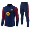 2627 uniformes de treino do Real Madrid para crianças e adultos, conjunto de uniforme de treino do Inter de Milão para outono e inverno, uniforme de treino do Lyon, uniforme de manga comprida do Real Madrid para crianças