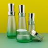 Fabricante Bomba de Loção Conjunto de Cosméticos Frasco Reembalado Vidro Frasco Vazio 120ml Tônico Frasco Vazio Transparente Atacado