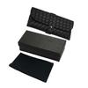 Bolso de cuero negro portátil con hebilla para uñas, caja de cielo y tierra, estuche de moda para gafas, caja de almacenamiento para trajes, caja imprimible con logo al por mayor