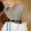 Sombrero de pescador de primavera y verano para mujer, nuevo sombrero para el sol, sombrero de moda tipo cubeta, cabeza grande Wai, sombrero para el sol de verano, sombrero para el sol de ala ancha
