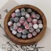 Cuentas de porcelana de dos tonos de 10 mm con patrón de dragón, cuentas redondas, cuentas sueltas, joyería hecha a mano para DIY, pulsera, collar, accesorios para enhebrar