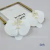 Filme Phalaenopsis Flor Grande Impressão 3D Estilo Feriado Acessórios de Cabeça para Praia Acessórios de Cabelo Flor Sobremesa Adereços de Fotografia