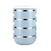 Venta directa de fábrica lonchera térmica de acero inoxidable, gran capacidad, multicapa, portátil, a prueba de fugas, personalizable