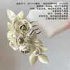 Set Completo de Materiales DIY de Flores, Kit de Materiales DIY de Flores de Terciopelo, Set de Hilo para Flores de Envoltura, Set Completo de Herramientas para Manualidades Hechas a Mano para Principiantes