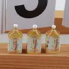 Mini botella pequeña de resina de simulación, botella de bebida en miniatura, material para carcasa de teléfono móvil DIY, joyería, señal de estacionamiento, luz nocturna