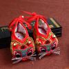 Zapatos de Cabeza de Tigre para Bebé con Cascabeles para Niños y Niñas, Accesorios para Fotos de Primer Cumpleaños de Bebé, Cola Completamente Bordada, Zapatos Tiger para Caminar con Suela Suave