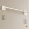 Estante Blanco para Toallas de Baño, Almacenamiento de Pared sin Taladro, Ventosa, Portatoallas de Doble o Sencillo para Inodoro y Baño
