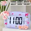 Melody Mini Luminoso Digital Pequeño Despertador Temporizador Estudiante Mesita de Noche Portátil Reloj Escritorio Inteligente Hora Digital
