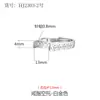 Anillo Cuadrado Simple Versátil Anillo tipo Silla Anillo Ajustable para Hombres y Mujeres DIY Accesorio de Montura para Anillo Chapado en Oro de 18K