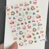 Lindos Pegatinas de Arte para Uñas de Dibujos Animados Gato Kt Repujadas Hellokitty Hello Kitty Manual DIY Pegatinas Decorativas para Uñas Ccd
