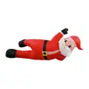 Santa Claus Inflable Transfronterizo de 6 pies Modelo Inflable Iluminado con LED Modelo Inflable Navideño Accesorios de Decoración para el Jardín