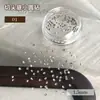 Accesorios para Uñas Diamantes Cortados Redondos con Parte Trasera Puntiaguda Pedrería Pegatinas para Uñas Diamantes de Agua Relleno Pequeños Montones de Diamantes Accesorios para Uñas Artísticas Hechos a Mano DIY
