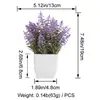 Planta Artificial em Vaso Eucalipto Grama de Primavera Grama Rohan Planta Verde Decoração de Mesa Decoração de Sala de Estar Planta Verde Artificial Transfronteiriça