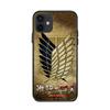 Funda para Teléfono Móvil Iphone15 Attack on Titan Estilo Japonés Liwell Soldado Periférico Alas de la Libertad Funda para Teléfono Móvil