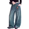 Jeans de Primavera y Otoño para Niñas 2026 Nuevos Casuales Estilo Coreano Jeans de Estrella con Accesorios para Niñas Mayores Modernos