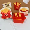 Caixa de almoço de Frango Frito e Batata Frita Personalizada Caixa de almoço para estudante trabalhador de escritório caixa de almoço compartimento para almoço caixa de almoço caixa de almoço para frutas micro-ondas