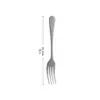 Cuchillo, Tenedor y Cuchara de Manicura de Acero Inoxidable, Cuchillo, Tenedor y Cuchara para Filete de Hotel, Cuchara para Postre y Café de Restaurante, Tenedor para Frutas, Juego de Cubiertos Occidentales