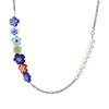 Colar de Pérola Flor Margarida Esmalte Colorido Designer Feminino Verão Sobreposto Nicho Sedutor Corrente para Clavícula