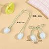 Buquê de flores de tulipa tridimensional feito à mão, decoração, acessórios florais, cinto de tecido feito à mão, alça de presente, material DIY