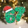 Bestseller Transfronteiriço Sixseven Papai Noel Decorações de Natal em Acrílico Decorações Divertidas de Meme Digital