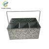Cesta de Armazenamento de Ferro Galvanizado Estilo Europeu Cesta para Louças e Talheres de Cozinha Artesanato em Metal Armazenamento Cesta de Armazenamento Personalização