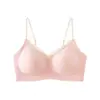 "Dulce Primer Amor" Sujetador sin costuras tipo chaleco para mujer, Sujetador push-up para pechos pequeños, Realza la apariencia, Recoge los laterales del pecho, Previene la flacidez, Sujetador de encaje