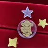 Princesa, Por Favor Hazte Rica. Las Piezas de Foil Dorado Te Harán Rico. El Tesoro es Importante para Ganar Dinero. Se Regalan Pegatinas para Teléfono Móvil de Caqui Lian Lian a las Mujeres. Al por mayor