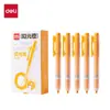 Pluma Resaltadora Retráctil Deli Sk406 Pluma de Dibujo Pluma Marcadora para Diario Pluma de Color para Marcar y Resaltar para Estudiantes y Niños
