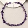 AliExpress Nuevo Gargantilla Geométrica Hecha a Mano Collar Corto de Cristal de Colores Estilo Étnico Vintage para Mujer Cadena de Grava