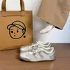 Sapatos Mary Jane de Ballet em Estoque para Mulheres, Verão 2026 Novos Casuais com Velcro Leves de Malha Estilo Baseball Calçados de Treino Alemães