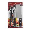 Cartão blister de aço inoxidável faca de presente faca de cozinha tesoura afiador de faca faca de descascar faca de frutas conjunto de combinação de faca em estoque