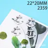 [Especial] acessórios para joias vintage diy 22*20mm liga âncora de mar média acessórios feitos à mão