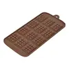 Molde de Silicona de Chocolate de Dibujos Animados Amor Pudín Gelatina Bloque de Hielo Halloween Letras Dulces Parrilla de Hielo Horneado Abrasivos